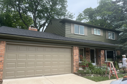 Exterior Painters in Ann Arbor competed project with local home with muted colors